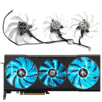 NEW FD9015U12D Hellsound RX 6700 XT GPU Fan, For PowerColor Hellsound AMD Radeon RX 6700 XT Gaming Graphics Card Cooling fan