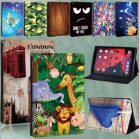 Tablet Case for Apple IPad 2/3/4/Pro 7th/8th/Mini 1/2/3/4/5/Air 1/2/3/4/Pro 9.7 10.5"/11" Leather Stand Protective Case + Stylus