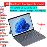 Bluetooth Keyboard For Microsoft Surface Go 4 3 2 1 Russian Arabic Hebrew Korean Spanish French Italian Portuguese Thai Keyboard