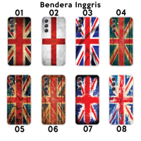 Case Casing Custom Samsung A34 A54 A74 Motif Bendera Inggris Cowok