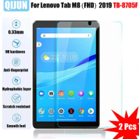 Tablet glass for Lenovo Tab M8 FHD Grn2 2019 8.0" Tempered film All-inclusive protector hardening crack resistant 2 Pcs TB-8705F
