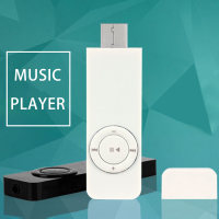 เครื่องเล่น MP3แบบพกพายาวแถบ USB Pluggable การ์ดเพลง Media Player นักเรียนกีฬาวิ่งเพลง Walkman รองรับ TF Card