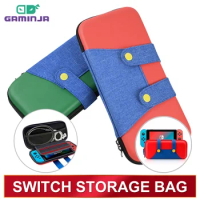 For Nintendo Switch Storage Bag Portable NS Console Nintendo Switch OLED Game Accessories Carrying Case Waterproof GAMINJA
