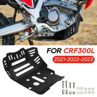 CRF300L Under Engine Protection Cover For HONDA CRF 300 L CRF 300L 2021- 2023 Motorcycle Accessories Skid Plate Bash Frame Guard