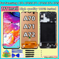 A70 A71 A72 LCD Display For Samsung Galaxy A70 A705 A705F A705MN Touch Screen Digitizer Assembly For Samsung A71 A715 A72 A725