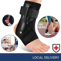 1Pcs Ankle Brace for Sprained Ankle, Ankle Support Brace with Side Stabilizers for Men & Women , Ank
