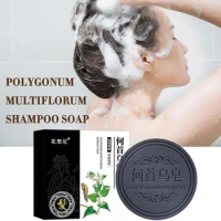 New Hair Shampoo Soap Polygonum Multiflorum Shampoo Hair Canas Dye Black To Soap Gray Shampoo Soap Shampoo Cover Soaps Bar