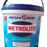 Pacific Paint Cat Tembok Metrolite 1kg Akrilik Emulsion Paint Putih 241185876