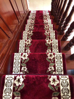 新式歐式樓梯地毯用棉絲加厚防滑毯實木大理石踏步墊免自吸