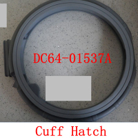 Cuff Hatch สำหรับเครื่องซักผ้ากลอง Samsung DC64-01537A แหวนปิดผนึกยางกันน้ำ Manhole Cover Parts