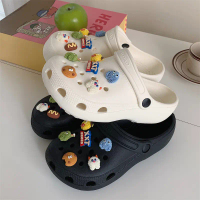 Xixitiao รองเท้าแตะ EVA แบบเรียบง่าย รองเทาหัวโต แตะหัวโต crock รองเท้า เหมาะกับเดินชายหาด กลางแจ้ง 
