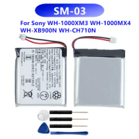 1000mAh Battery SM-03 SP624038 For Sony WH-1000XM3 WH-1000MX4 WH-XB900N WH-CH710N Headset Batterie Accumulator+Free Tools