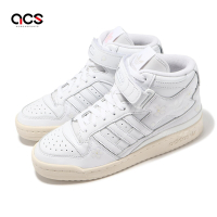 adidas 休閒鞋 Forum Mid HNM 男鞋 女鞋 白 皮革 奶油底 櫻花 復古 愛迪達 IG9646