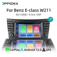 CarPlay Android 12 Car Video Player For Mercedes Benz E Class W211 W463 W219 W209 Navigation GPS Bluetooth WiFi Audio Stereo DSP