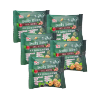 【豆之家】翠果子｜天天Bite綜合堅果x5袋｜無調味｜膳食纖維｜植物蛋白質｜隨手包｜翠菓子(22小包/袋)