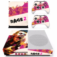 Game Rage 2 Skin Sticker Decal For Xbox One Slim Console and 2 Controllers For Xbox One S Skins Stickers Vinyl