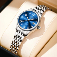 TAXAU - (kotak gratis) Jam Tangan Wanita 8863 Import Mewah Original Branded Perak Anti Air Luxury Fa