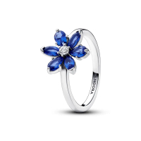 [14.04 - 16.04][CHÍNH HÃNG]Nhẫn Pandora Timeless Bông Hoa Đính Đá Xanh