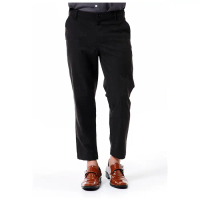 Hamlin Nemanja Celana Panjang Tartan Pria Long Pants Slim Fit Material Cotton ORIGINAL - Dark Grey B