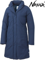 零碼特價 Nanga 羽絨衣/披肩領長大衣/羽絨大衣 Shawl Collar Down Coat 11616 女款 NAY海軍藍 日本製