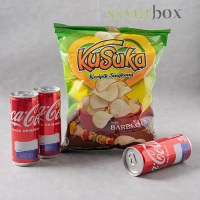 Bundling - Coca Cola Kaleng 3x250ml + Keripik BBQ 1x180gr Sayurbox