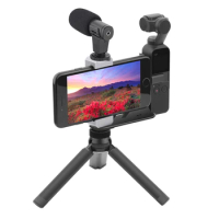 for Osmo Pocket Foldable Phone Holder Adapter Clip Selfie Mount Metal Tripod for DJI Pocket 2 Handheld Gimbal Camera Accessories