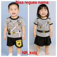 SERAGAM POLISI / POLWAN anak laki/perempuan buat 6bln-5thn