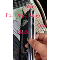 1PCS NEW Original For Oppo Reno 8 Reno8 Front Frame Screen Supporting Housing Chassis Middle Bezel Replacement