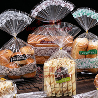 100個 吐司面包包裝袋定制烘焙透明吐司切片包裝450g克封口食品包裝袋子【不二雜貨】