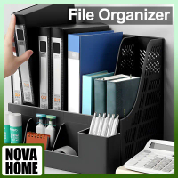 File Organizer With Drawer Pen Slot Label Tags A4 File Folder Document Storage Office Desk Stationer