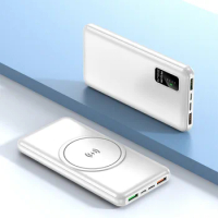 20000mAh Magnetic Qi Wireless Charger Power Bank Digital Display Powerbank For iPhone 14 13 12 Samsung Huawei Xiaomi Poverbank