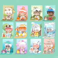 Whole Set 12 Box National Park Series Adventure Aggie Blind Box Surprise Box 12CM Aggie Action Figure Doll Toys Gifts For Kids