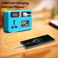 (new) Portable Power Inverter 21V-220V | Penukar Kuasa Mudah Alih | DC 18V/20V Lithium Battery Conve