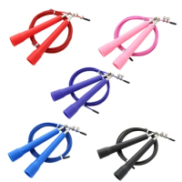 2024 New 3m Adjustable Speed Jump Rope Bearing Steel Wire Skipping Rope for Gym Fitness MMA Boxing Training