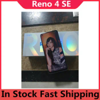 In Stock Oppo Reno 4 SE 5G Smart Phone Fingerprint Face ID Dimensity 720 Octa Core 6.43" AMOLED Screen 65W Charger 48.0MP Camera