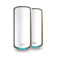 【NETGEAR】Orbi RBE972S BE27000 四頻 WiFi 7 Mesh 延伸系統 路由器+1衛星(星盾白 Mesh分享器)