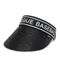 【MLB】可調式遮陽帽 空頂帽(3ASC00233-00BKS)