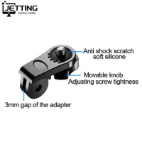 Bridge Mount Action Camera Adapter For Xiaomi Yi Mounts 1/4 inch Screw Hole for Mini Cam Action Cameras HDR
