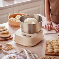 Bear Electric Dough Maker Flour Mixers 5L Home Ferment Dough Mixer Bread Kneading Machine Stirring Maker Microcomputer Timing