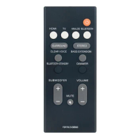 New FSR78 ZV28960 Replaced Remote Control Fit For Yamaha Soundbar YAS-108 NS-WSW42 YAS-CU207 YAS108