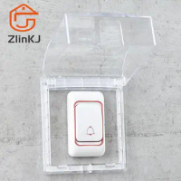 Waterproof Cover For Wireless Doorbell Smart Door Bell Ring Chime Button Transparent Waterproof Home