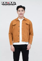 House of Cuff Jaket Jeans Pria Polos Tebal Dilan Jaket Denim Mustard