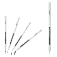 【YOMIX 優迷】A04 Apple iPad Pencil磁吸藍牙觸控筆(防掌觸/快捷鍵遙控/可換筆頭/Type-C充電/APP尋找)