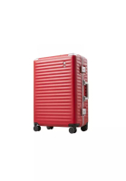 ECHOLAC Echolac Celestra Aluminium Frame 20" Carry On Luggage with Silent Spinner Wheels (Red)