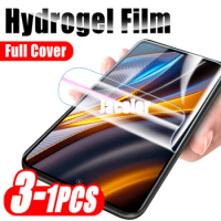 1-3 PCS Gel Film For Xiaomi POCO X4 GT X3 Pro NFC Screen Hydrogel Film For Xiomi POCO X4GT X3NFC X 4 3 X3Pro Safety Soft Film