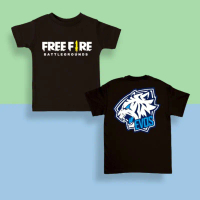 Baju FF Anak Laki Laki Kaos FF Anak Baju FF Anak Umur  1-12 Tahun Combed