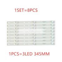 8pcs/pcs LED Backlight strip For 40X B40C61 202006-DS40M6200-01 DS40M62-DS01-V02 8pcs 3LED
