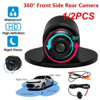 1/2PCS Car 360°reversing Rear View Camera High-definition And 170 Degree Wide Viewing Angles Waterproof Car Rear View Camera