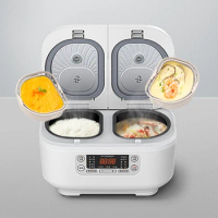 D30W1 Double 1.5L inner pot rice cooker Mini Smart Small Rice Cooker Household Multi-Function Rice Cooker 2-3 People