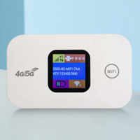 FA · 4G LTE Router mudah alih Slot kad Sim Hotspot WiFi mudah alih 2100mAh peranti Hotspot rangkaian mudah alih yang berwarna-warni yang diketuai Display4/17